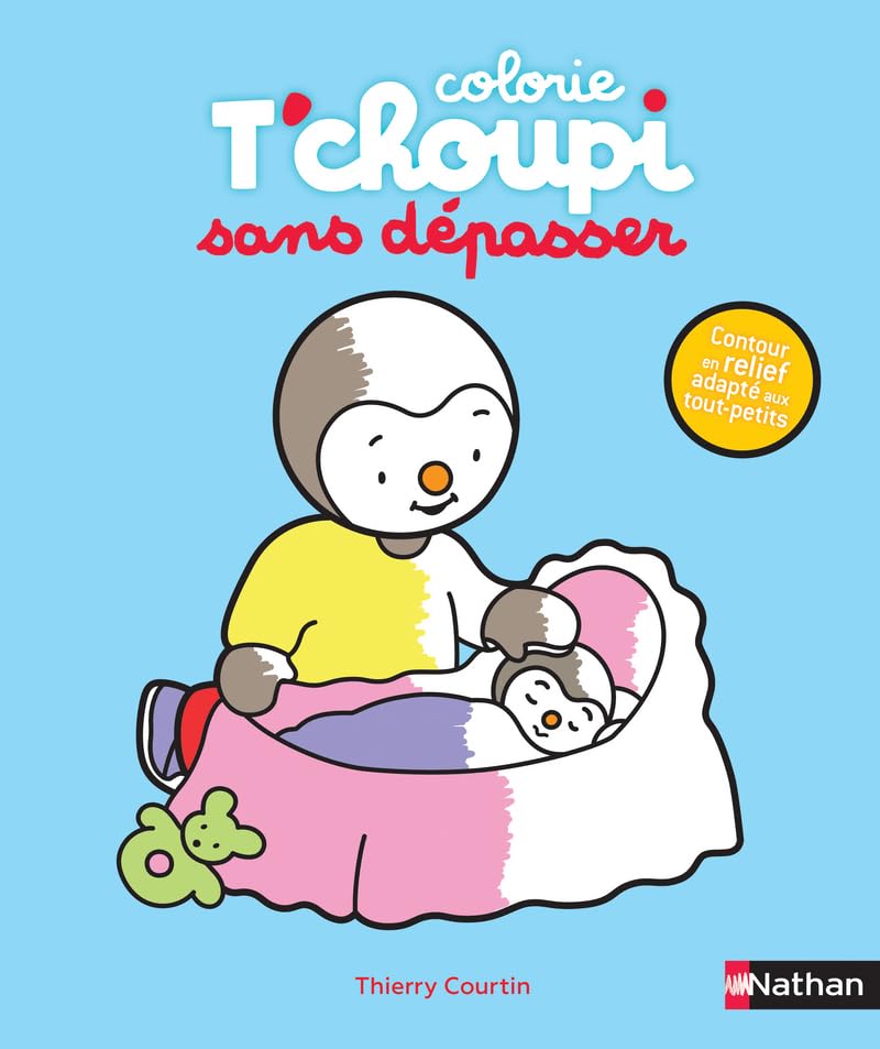 T'choupi - Cahier de Coloriages Sans Dépasser pour Tout-Petits dès 2 ans