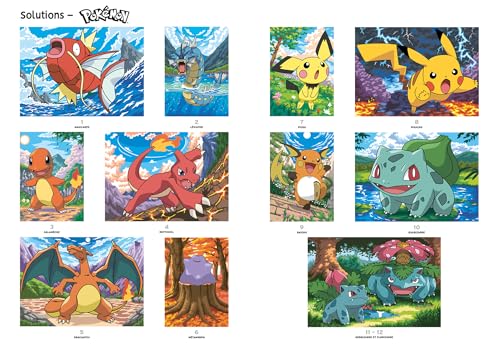 Coloriages Mystères Pokémon : 50 Illustrations à Révéler par Numéros