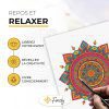 Finoly Mandalas à Colorier pour Adultes - Livre Anti-Stress Zen Vol 1 - 30 Illustrations Originales A4 Reliure Spirale