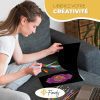 Livre de Coloriage Mandalas pour Adultes Finoly - Art-Thérapie Anti-Stress, Papier Premium Épais, Format A4 avec Reliure Spirale