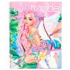 TOPModel Livre de Coloriage Fantasy : Créez des Tenues Magiques avec 78 Pages, Pochoir et Planche de Stickers