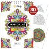 Finoly Mandalas à Colorier pour Adultes : Anti-Stress, A4, Reliure Spirale, Papier Premium
