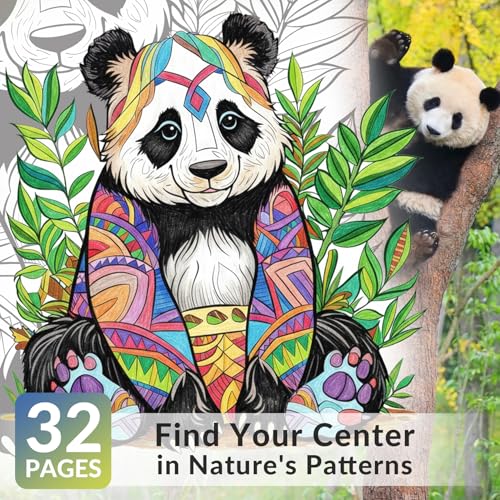 Livre de Coloriage pour Adultes : 32 Mandalas Animaux Relaxants pour Réduire le Stress et Stimuler la Créativité