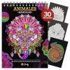 Livre de Coloriage Mandalas pour Adultes Finoly - Art-Thérapie Anti-Stress, Papier Premium Épais, Format A4 avec Reliure Spirale