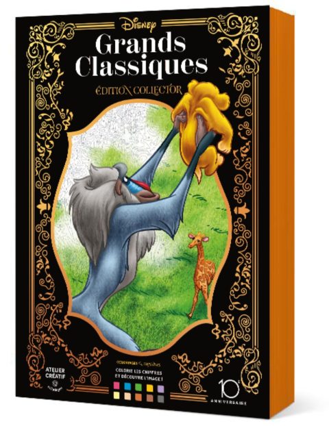Coloriages Mystères Disney Grands Classiques Tome 1 Collector : Redécouvrez les personnages emblématiques dans un livre d'activités unique
