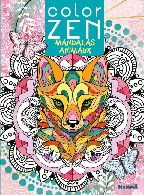 Color Zen - Mandalas Animaux : Livre de Coloriage Anti-Stress pour Enfants dès 7 ans