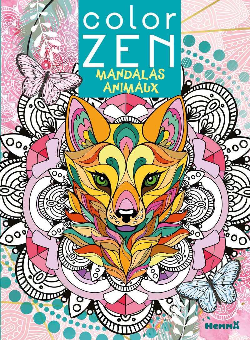 Color Zen - Mandalas Animaux : Livre de Coloriage Anti-Stress pour Enfants dès 7 ans