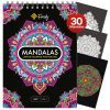 Finoly Mandalas à Colorier pour Adultes : Anti-Stress, Reliure Spirale, Format A4