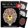 Livre de Coloriage Mandala Animaux pour Enfants : Stress Réduit, Motricité Améliorée, Papier Premium A4