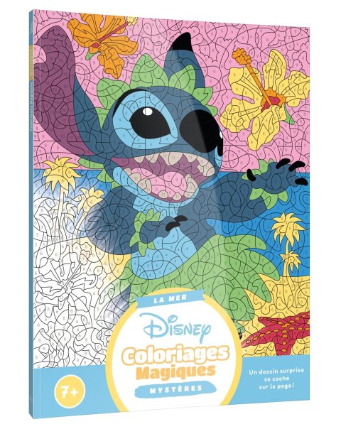 DISNEY - Mes Coloriages Magiques - Mystères La Mer - Activités Créatives dès 6 ans