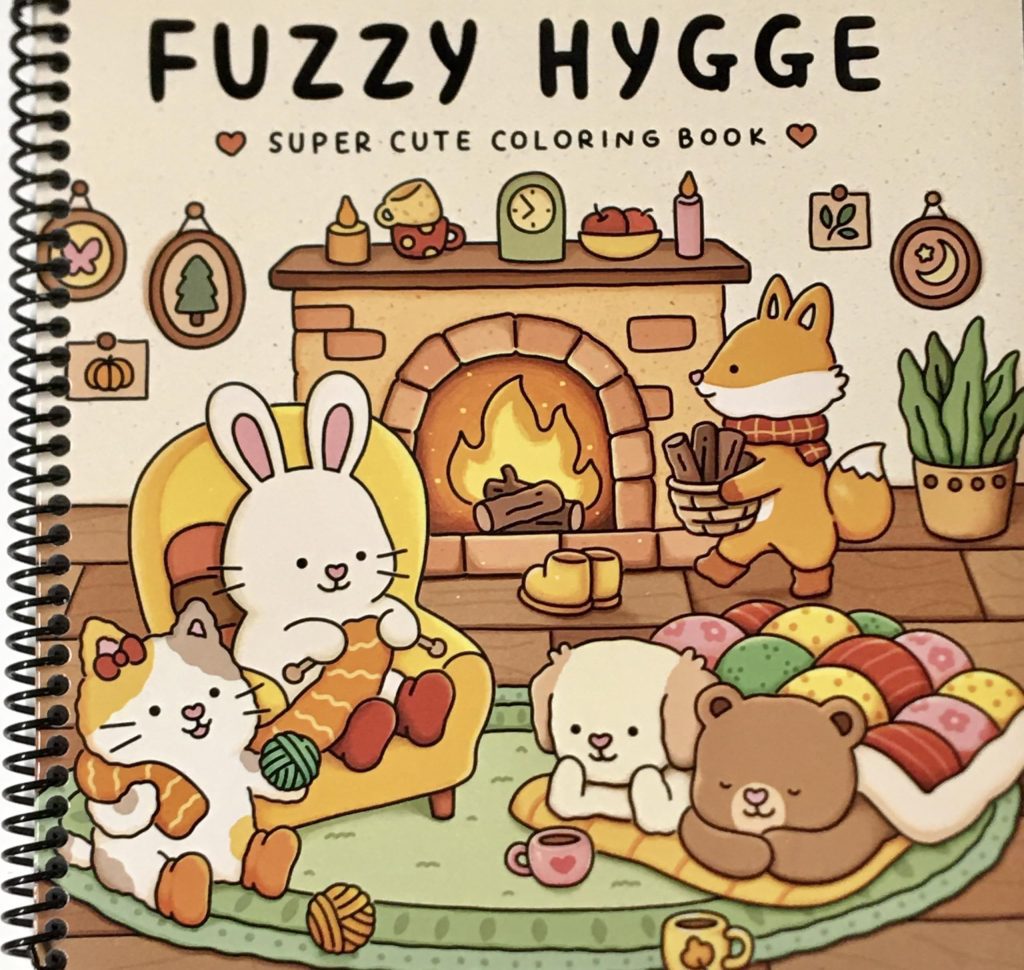 Fuzzy Hygge: Livre de coloriage anti-stress avec animaux adorables pour adultes et adolescents