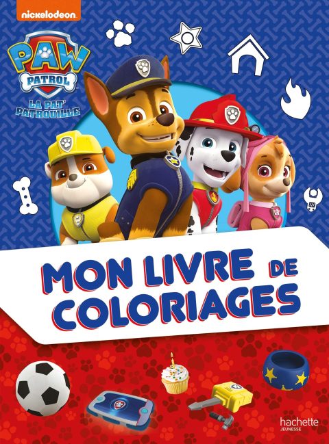 Pat' Patrouille : Mon livre de coloriages interactif pour enfants
