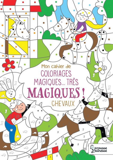 Mon Cahier de Coloriages Magiques Chevaux : 32 Illustrations Enchantées pour Enfants dès 5 ans