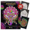 Livre de Coloriage Mandalas pour Adultes Finoly - Art-Thérapie Anti-Stress, Papier Premium Épais, Format A4 avec Reliure Spirale