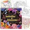 Livre de Coloriage Anti-Stress Elfew Fleurs : 35 Motifs Relaxants pour Adultes, Art-Thérapie et Loisirs Créatifs