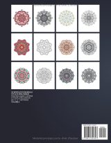 Mandala – Livre de coloriage Volume 2 : 50 modèles floraux indiens anti-stress pour la détente, fonds noirs, grand format 21,59 × 27,94 cm (8,5 × 11 in), 102 pages
