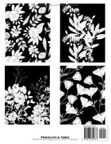 Mandalas anti-stress – Le Jardin nocturne : livre de coloriage adulte sur fond noir, 40 motifs floraux