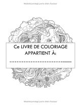 Livre de coloriage mandala animaux pour adultes – 25 mandalas d’animaux mignons (lions, éléphants, hiboux, chevaux, chiens, chats)