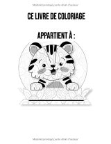 Coloriage Mandala Animaux Adultes et Enfants – 50 mandalas faciles anti-stress, fleurs et animaux – 93 pages, grand format