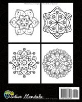 Mandalas Faciles – 50 mandalas simples à colorier | Livre de coloriage pour adultes et enfants