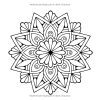 Coloriage Mandala Enfant 10 Ans – 35 Mandalas | Livre de coloriage carré 21,6 cm, 72 pages, verso blanc