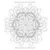 Mandalas – Livre de coloriage pour adultes débutants | 30 mandalas antistress | Format carré 21,6 cm | Pages unilatérales, couverture brillante