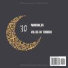 Livre de coloriage Mandalas & Villes de Turquie – Grand format carré 21 x 21 cm, 61 pages, anti-stress pour adultes et enfants