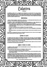 40 coloriages Mandalas – Dia de los Muertos : calaveras « crânes de sucre » | Cahier de coloriage A4, 90 g, broché (82 pages)