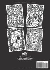40 coloriages Mandalas – Dia de los Muertos : calaveras « crânes de sucre » | Cahier de coloriage A4, 90 g, broché (82 pages)