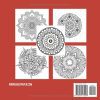 Mandalas Anti‑Stress – Livre de coloriage pour adultes | 49 mandalas | 100 pages | Format carré 21,6 cm