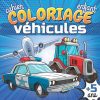 Cahier de coloriage véhicules dès 5 ans – 50 transports à colorier: voitures, tracteurs, camions de pompier, avions, bateaux