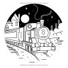 Cahier de coloriage véhicules dès 5 ans – 50 transports à colorier: voitures, tracteurs, camions de pompier, avions, bateaux