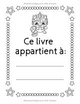 Licorne – Livre de coloriage pour enfants dès 4 ans, 50 dessins amusants, grand format A4, pages unilatérales