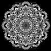 80 Mandalas Nuit Magique – Livre de Coloriage XXL sur fond noir, anti-stress pour adultes et ados (Midnight Édition)