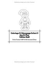 Coloriage et Découpage Noël – Cahier d’activités dès 3 ans | 110 pages en français