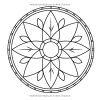50 Mandalas – Livre de Coloriage Anti-Stress pour Adultes, 100 Pages, Format Carré 21,59 cm, Pages Unilatérales