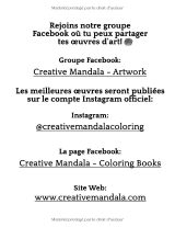 Sirènes – Livre de coloriage mandalas pour adultes, anti-stress, 50 illustrations marines, grand format 21,59 x 27,94 cm