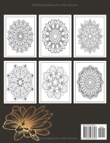 100 Mandalas Floraux – Livre de coloriage pour adultes : 100 motifs anti-stress et relaxants à colorier