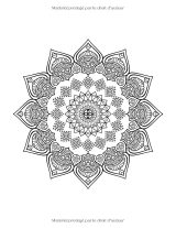 Coloriage Mandala Reposant pour Adultes – 100 Modèles Relaxants, Grand Format 8,5 x 11, Pages Séparées