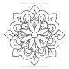 Mandalas – Livre de Coloriage Seniors: 40 Mandalas Anti-stress, Gros Caractères | Cahier de Coloriage Adulte Relaxant (Français)