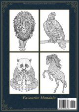 Livre de coloriage pour adultes – 100 animaux mandala | Détente anti-stress, motifs variés, verso noir