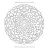 100 Magnifiques Mandalas – Livre de coloriage anti-stress pour adultes et enfants, grand format carré, 100 motifs, idée cadeau