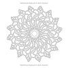 100 Magnifiques Mandalas – Livre de coloriage anti-stress pour adultes et enfants, grand format carré, 100 motifs, idée cadeau