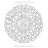 100 Magnifiques Mandalas – Livre de coloriage anti-stress pour adultes et enfants, grand format carré, 100 motifs, idée cadeau