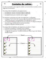 Cahier d’écriture cursive et de coloriage – Lettres majuscules/minuscules et animaux de la ferme – 111 pages – Grand format 21,6 × 27,9 cm