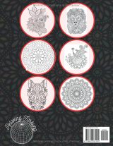 50 magnifiques mandalas – Livre de coloriage anti-stress pour adultes, 100 pages, illustrations de haute qualité