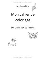 Cahier de coloriage Les animaux de la mer – 24 dessins, 54 pages, enfants 3‑5 ans