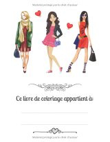 Fashion – Livre de coloriage pour filles | 40 dessins de mode | Cahier Top Model grand format