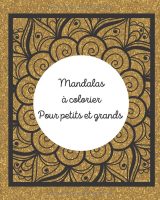 Cahier de coloriage Mandalas – 30 mandalas à colorier | Grand format 20,32 x 25,4 cm | 60 pages | Dès 3 ans