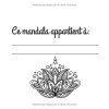 Livre de coloriage Mandala : 50 mandalas géométriques et mignons pour adultes et enfants – dessins relaxants
